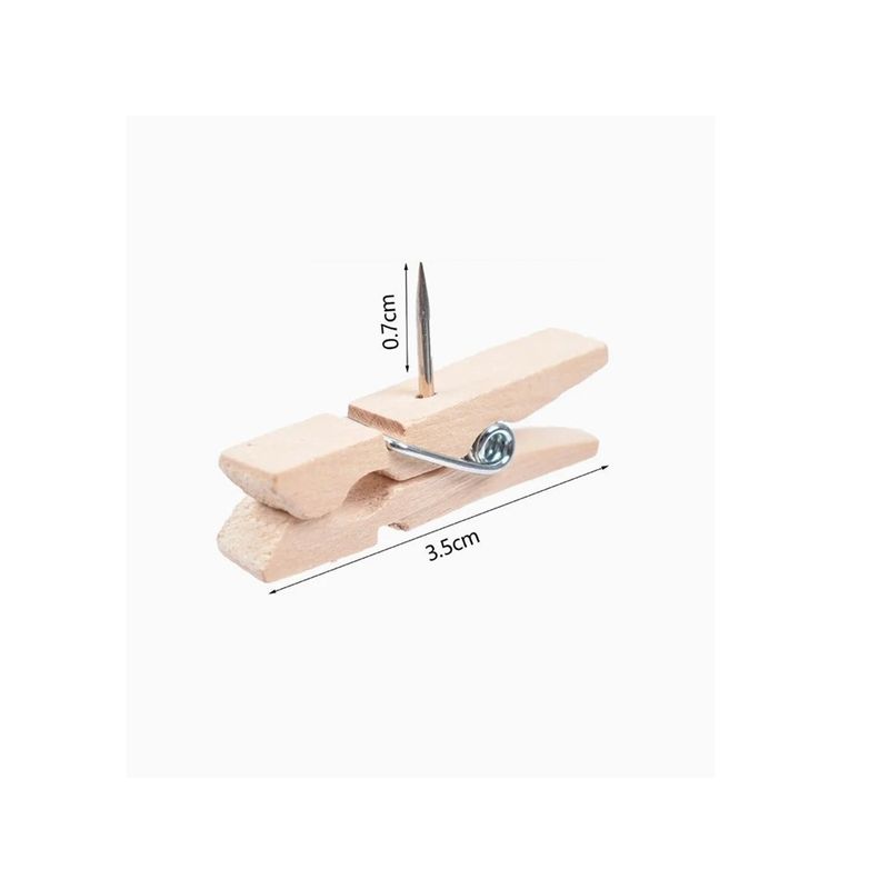 GENERICO - Pinzas Tipo Corcho 6pcs