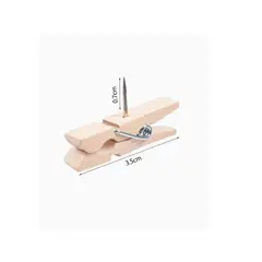 GENERICO - Pinzas Tipo Corcho 6pcs