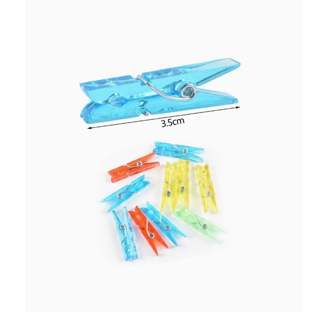 GENERICO - Pinzas de Plástico 10pcs