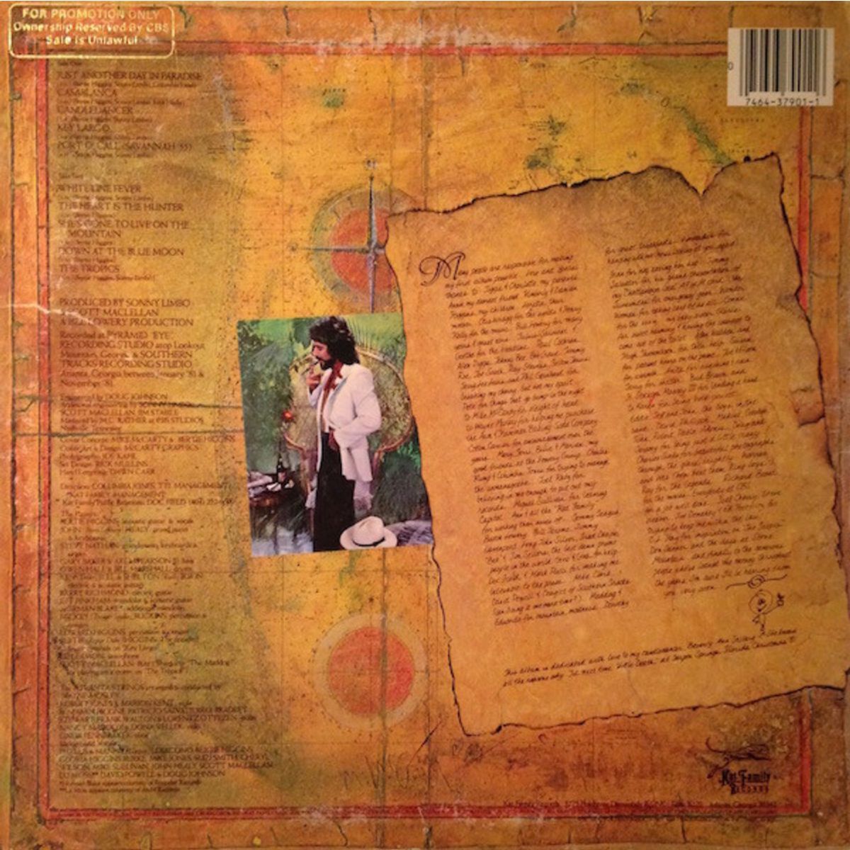 HITWAY MUSIC - BERTIE HIGGINS-JUST ANOTHERDAYINPARADISE-VINILO HITWAY MUSIC