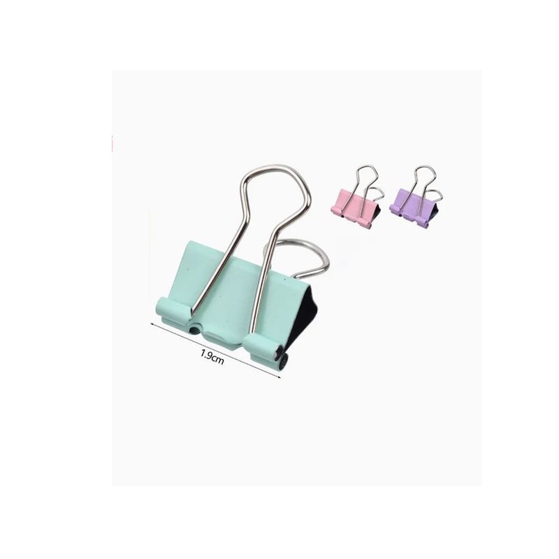GENERICO - Pinzas de Metal 8pcs Colores Surtidos
