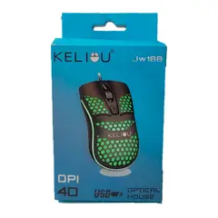 GENERICO - MOUSE KELIOU OPTICO USB NEGRO