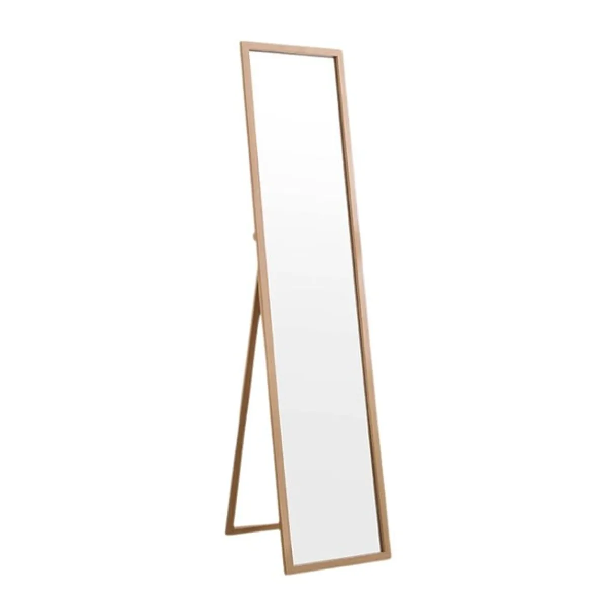 CRUSEC - Espejo Cuerpo Entero 150x40cm Base Plegable Estilo Japones - Madera