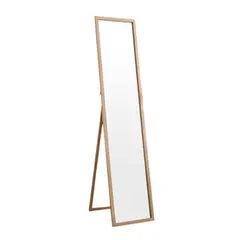 CRUSEC - Espejo Cuerpo Entero 150x40cm Base Plegable Estilo Japones - Madera