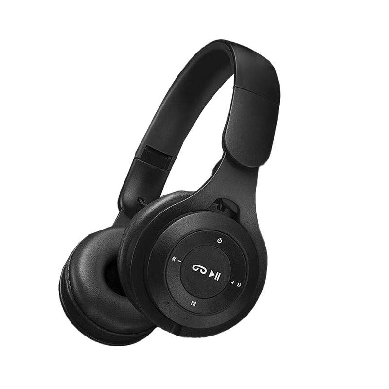 GENERICO - Auriculares Bluetooth 5.3 Plegables-NEGRO