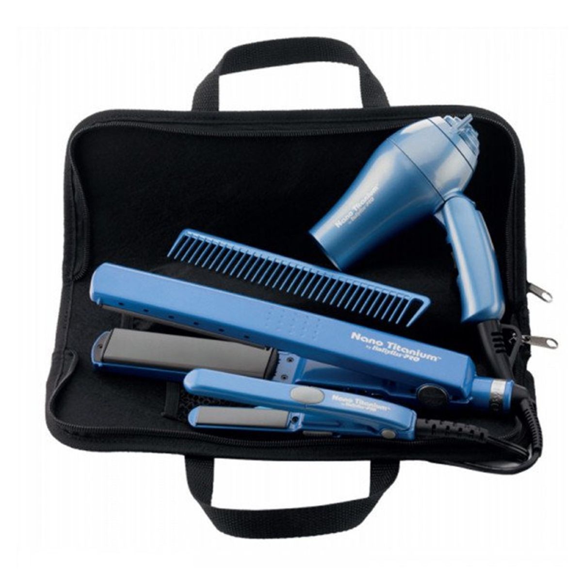 BABYLISS PRO - Kit Viaje Babyliss Pro Plancha Alisadora 2091 Secador de Pelo