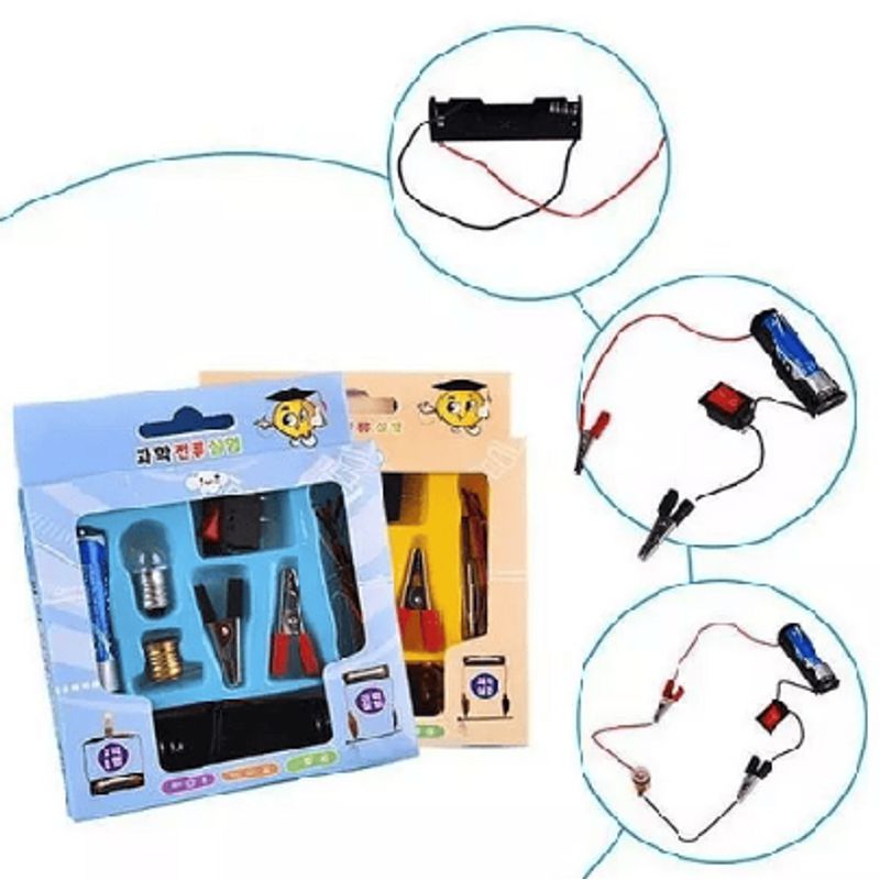 GENERICO - Set Circuito Eléctrico Escolar Didáctico Manualidades