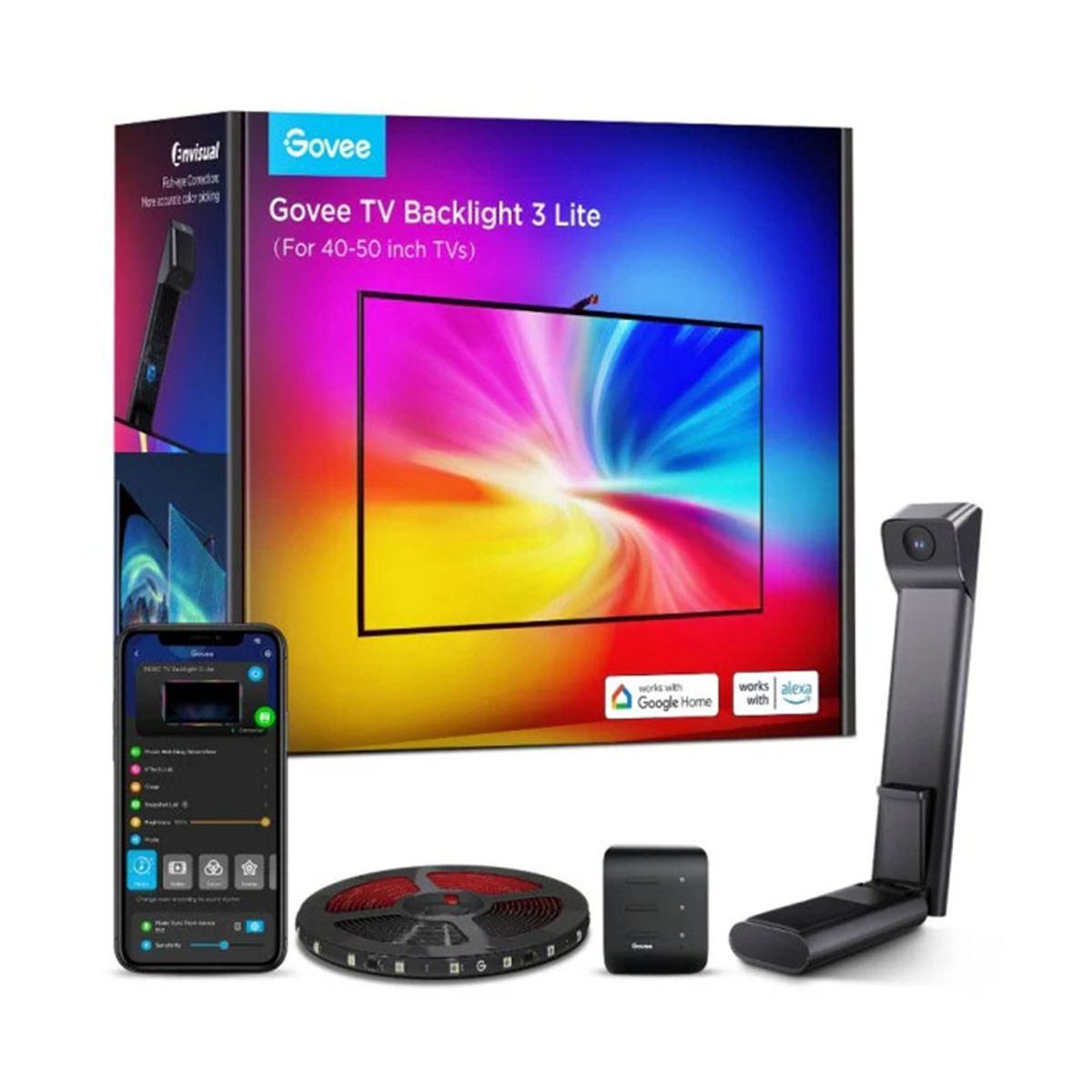 GOVEE - Retroiluminación Led 3 Lite para pantallas 40-50" Govee