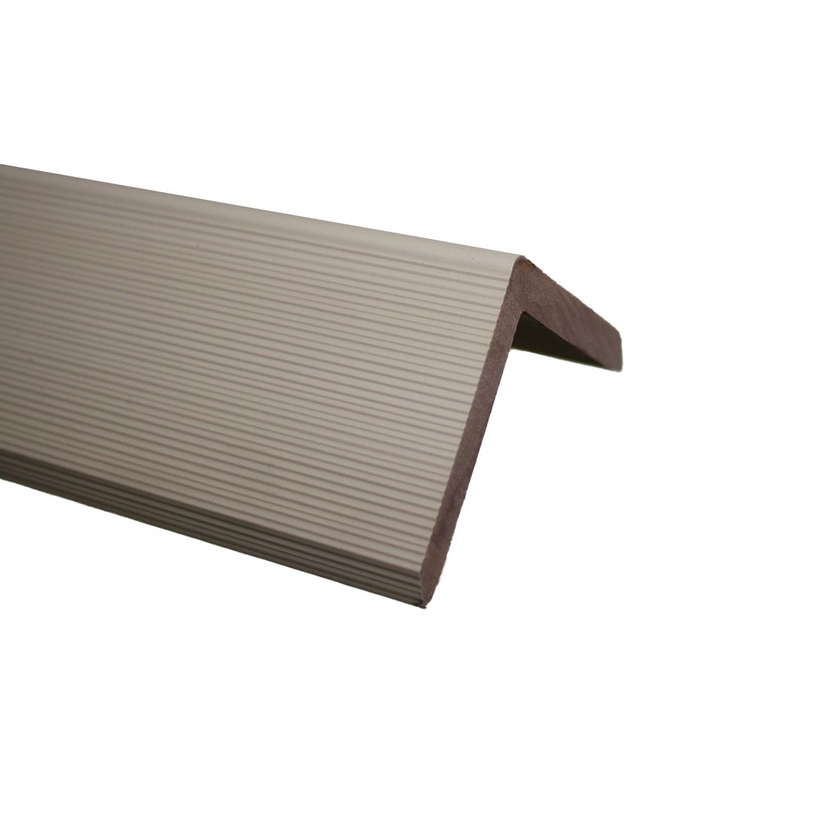 QRUBBER - Perfil para Wall Panel WPC Marfil 2,4mts x 5,5cm QRubber