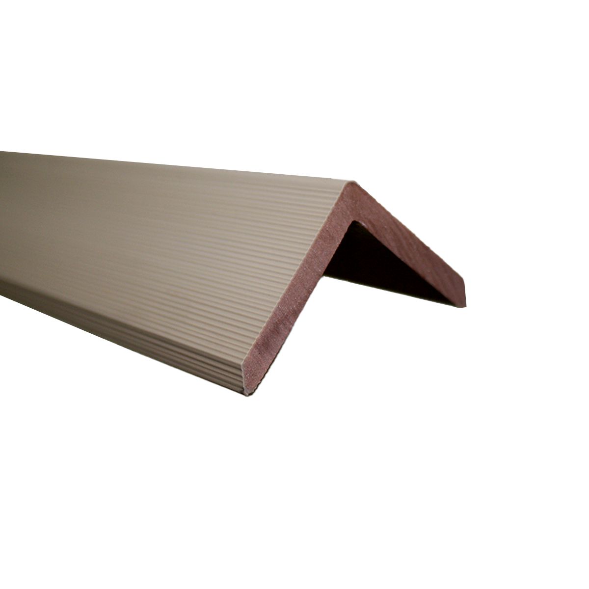 QRUBBER - Perfil para Wall Panel WPC Marfil 2,4mts x 5,5cm QRubber