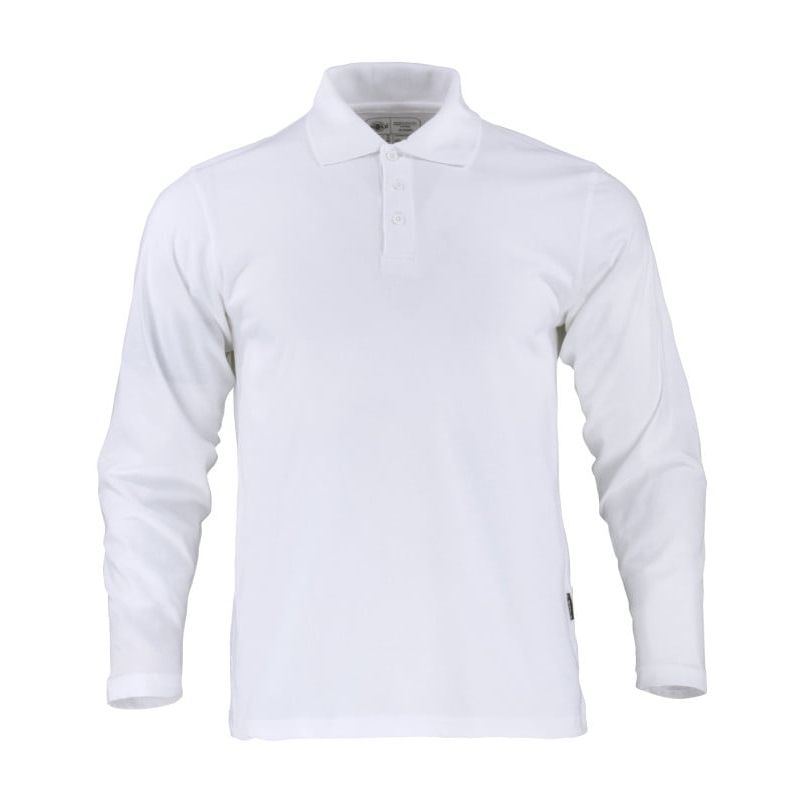 T-WORLD - Polera Polo DryFresh Smooth® 60% Algodón Manga Larga Hombre