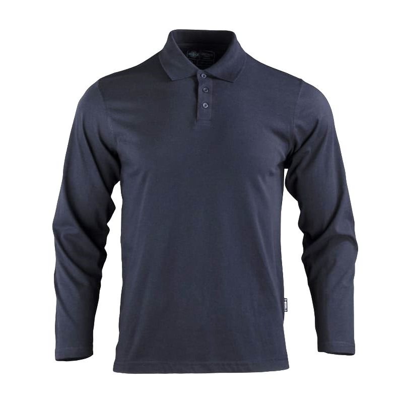 T-WORLD - Polera Polo DryFresh Smooth® 60% Algodón Manga Larga Hombre