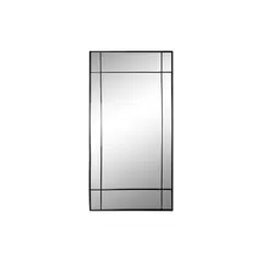 GENERICO - Espejo diseño moderno con marco de fierro tipo ventana 130x80cm