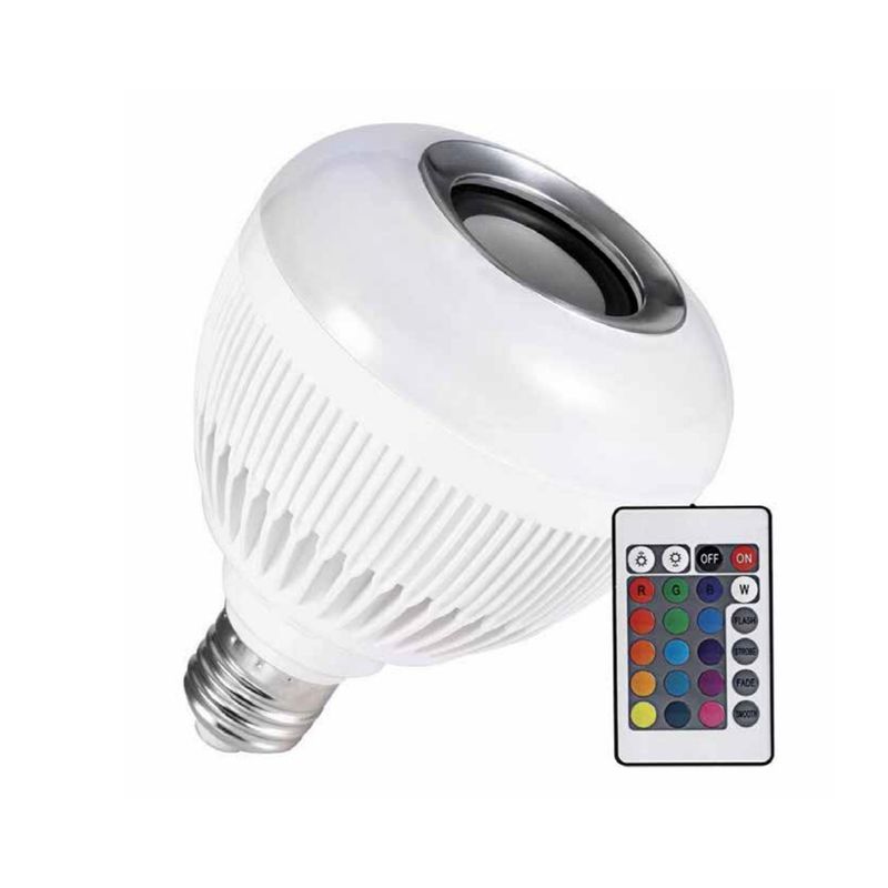 GENERICO - Ampolleta Led Con Parlante Bluetooth 3w Rosado - SC