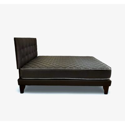 Imagen 2 del producto Cama Europea New Basic Black 1.5 Plazas + Respaldo punto