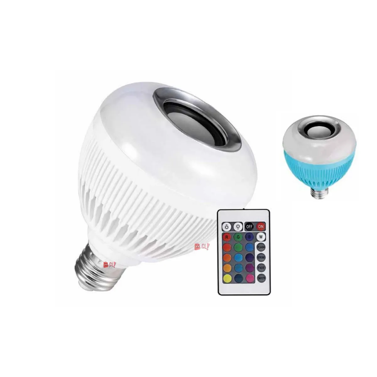 GENERICO - Ampolleta Led Con Parlante Bluetooth 3w Azul - SC