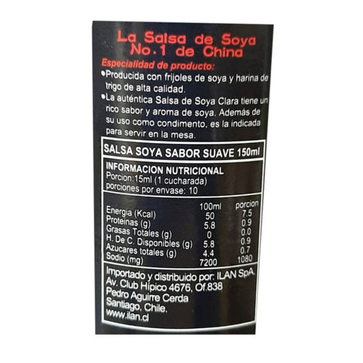 PEARL - Salsa Soya Clara Pearl River Bridge 150ml - Negro