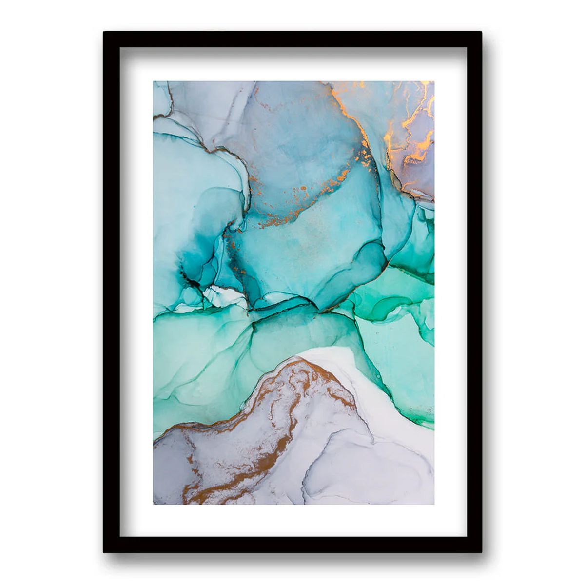 RETELA - Cuadro Marmol II - Negro