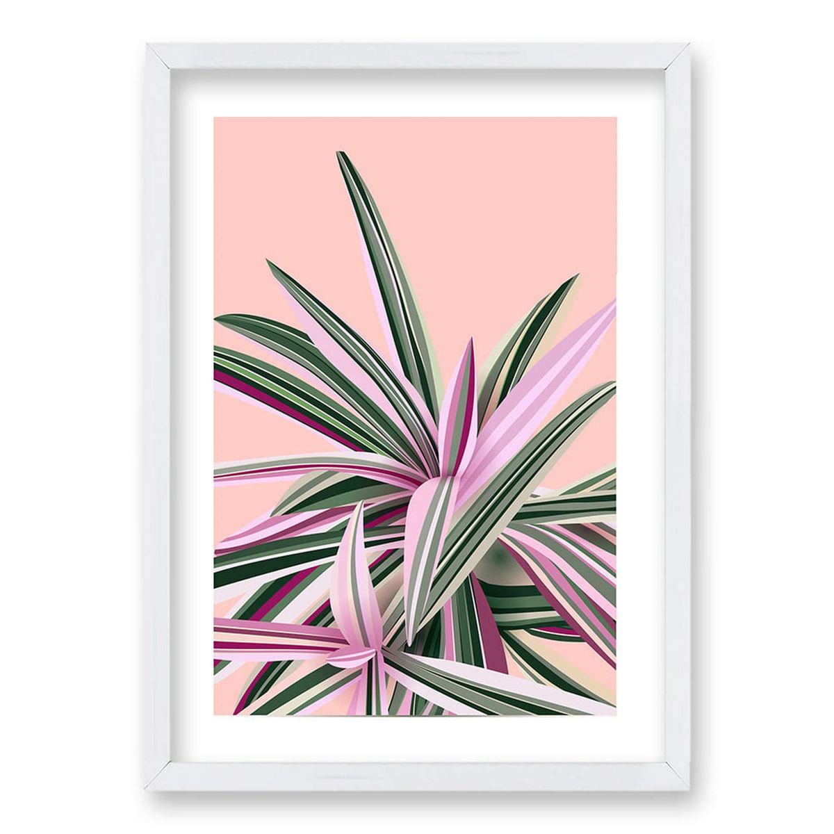 RETELA - Cuadro Botánica - Blanco