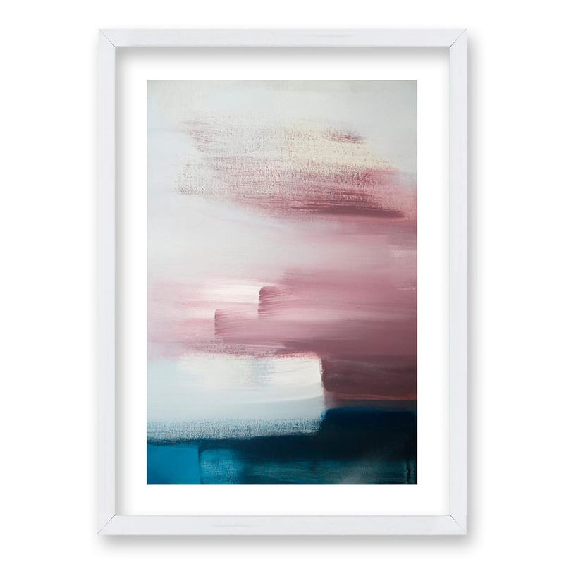 RETELA - Cuadro Degradé - Blanco - 50x35 cm