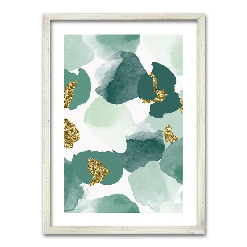RETELA - Cuadro Palo de Agua II - Plateado - 50x35 cm