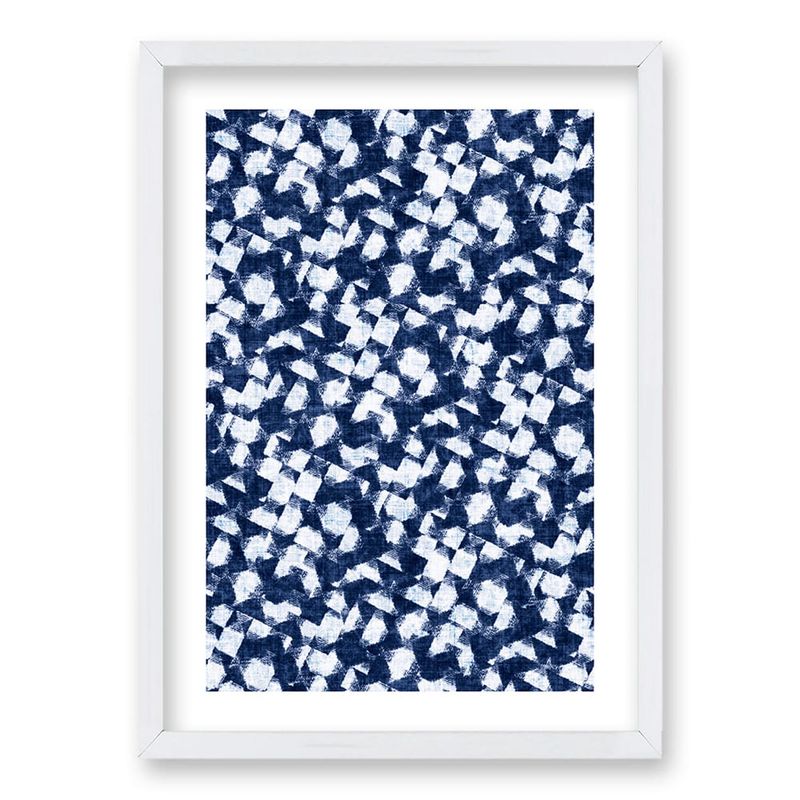 RETELA - Cuadro Indigo - Blanco - 70x50 cm