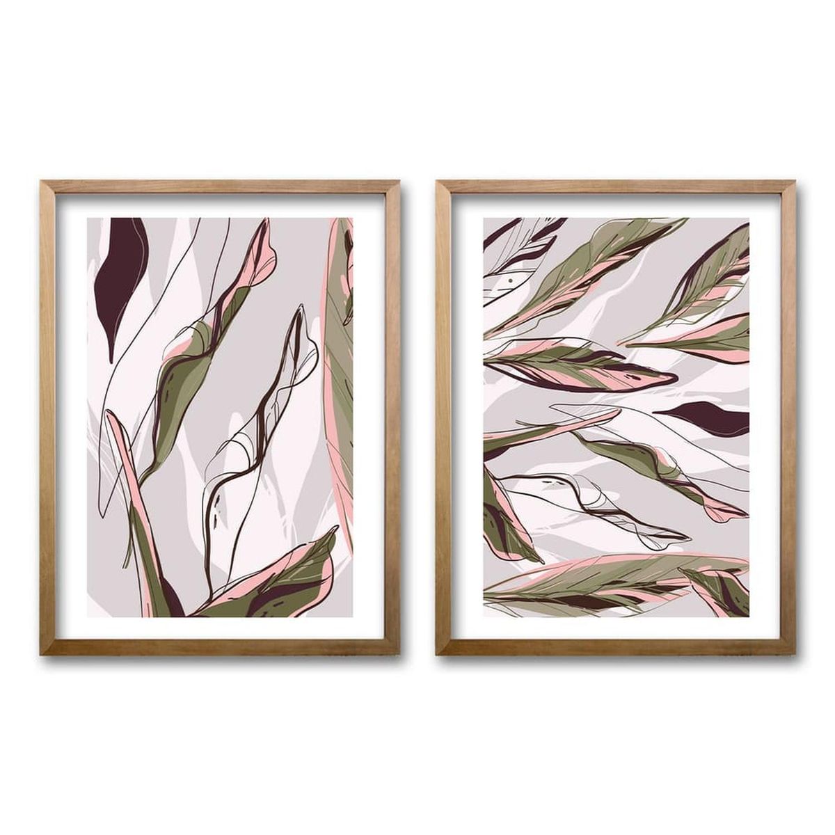 RETELA - Cuadro Duo Lee - Cafe - 40x30 cm