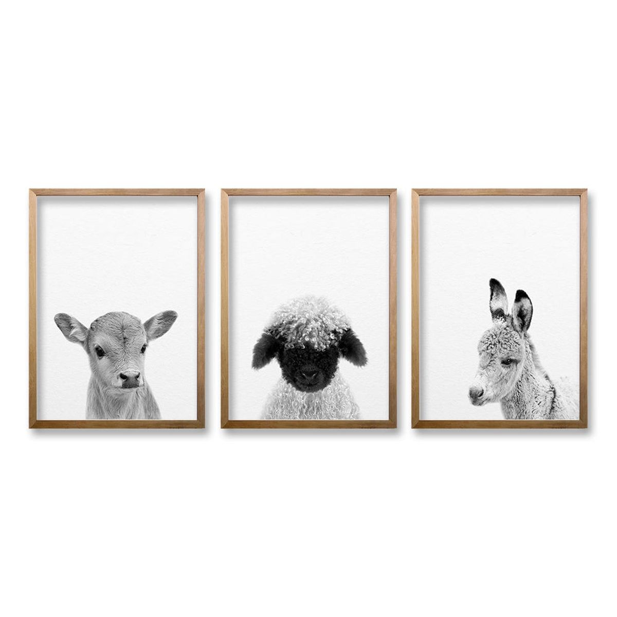 RETELA - Cuadro trio Granja - Cafe - 70x50 cm