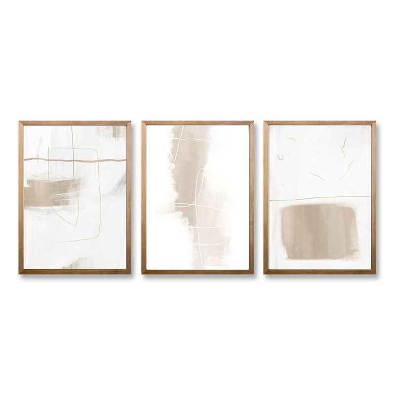 RETELA - Cuadro Trio Fall - Cafe - 40x30 cms c/u