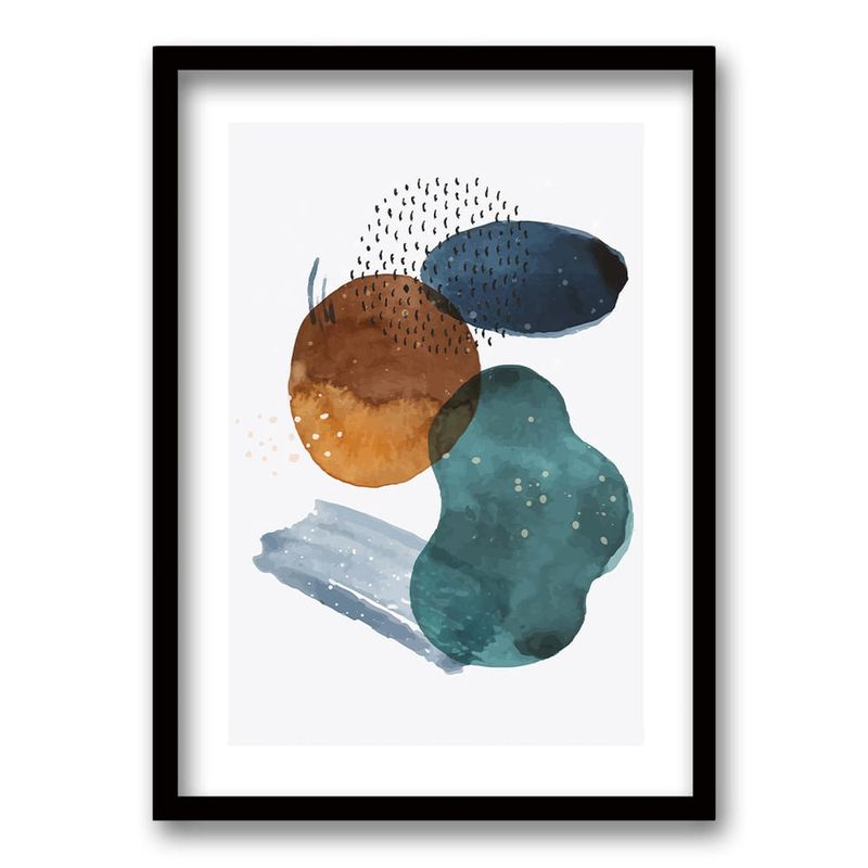 RETELA - Cuadro Pierre III - Negro - 70x50 cm