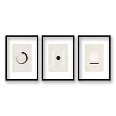 RETELA - Cuadro Trio OM - Negro - 70x50 cm