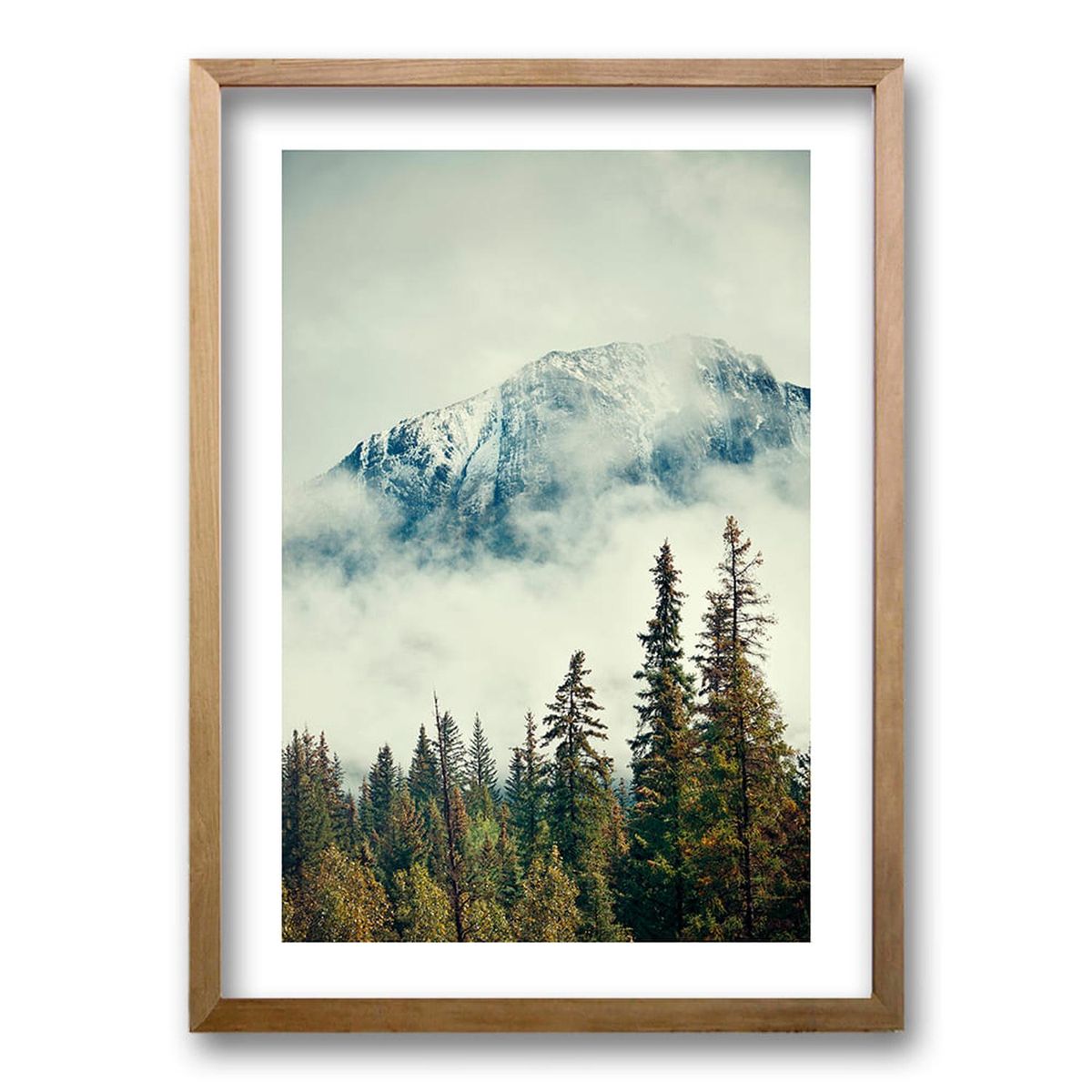 RETELA - Cuadro Bosque Sepia - Cafe