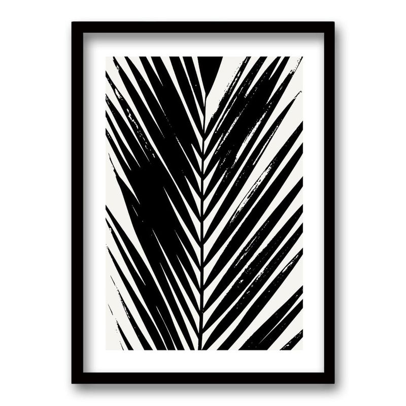 RETELA - Cuadro Selva BN III - Negro - 70x50 cm
