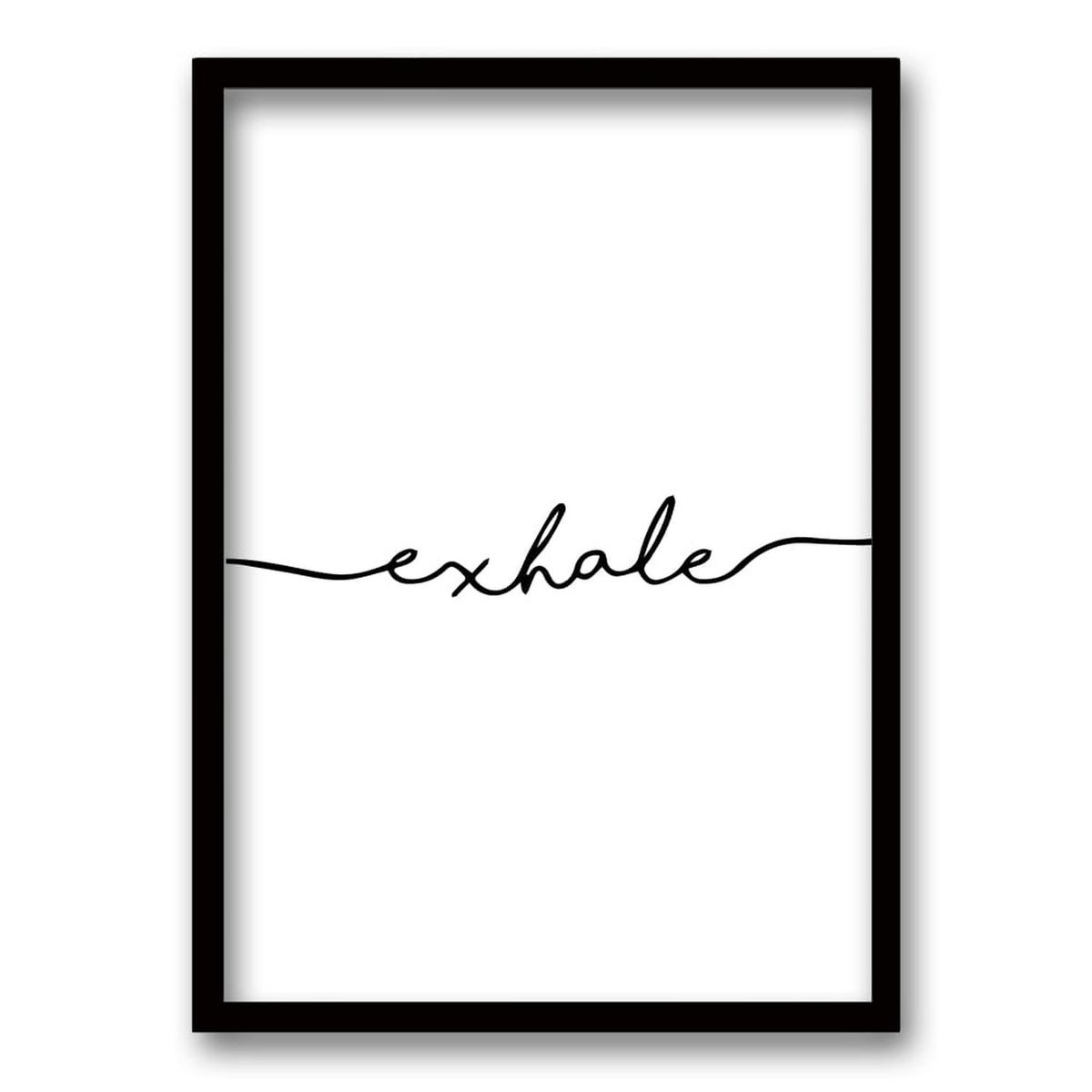 RETELA - Cuadro Exhale - Negro