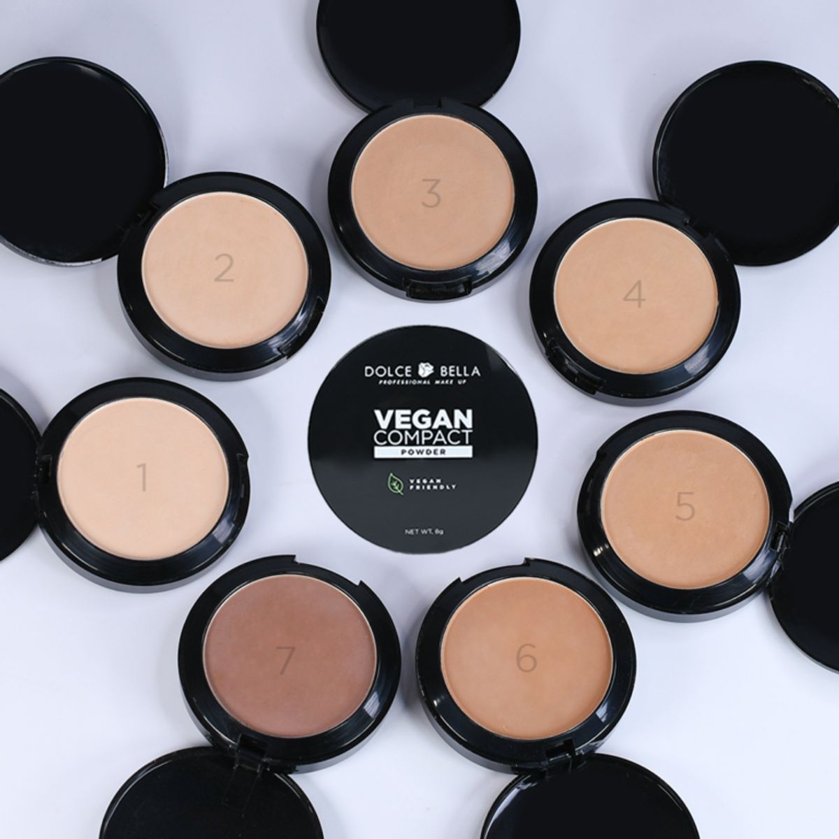 DOLCE BELLA - POLVO COMPACTO VEGANO TONO 5 DOLCE BELLA