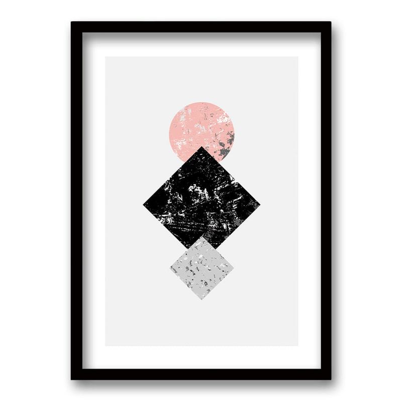 RETELA - Cuadro Rox II - Negro - 70x50 cm