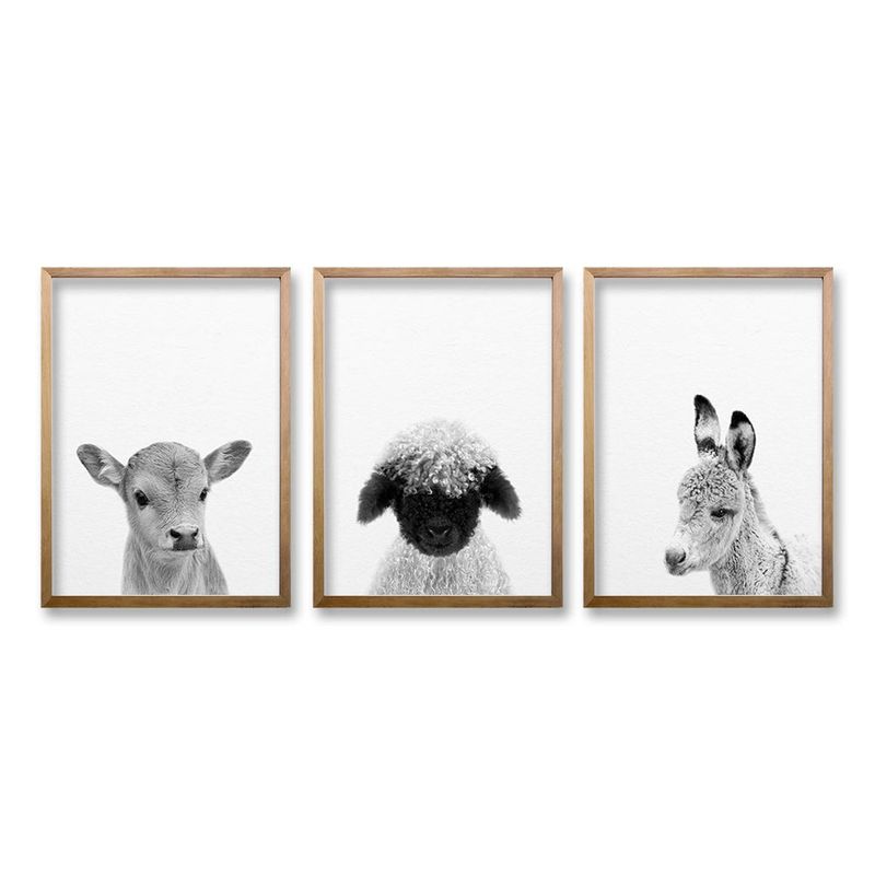 RETELA - Cuadro trio Granja - Cafe - 40x30 cms