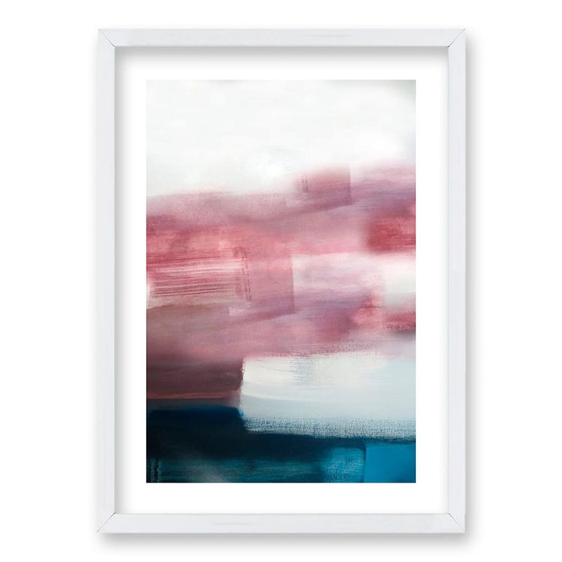 RETELA - Cuadro Degradé II - Blanco - 50x35 cm