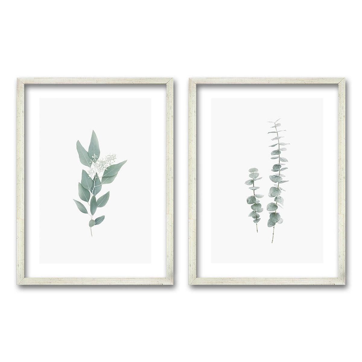 RETELA - Cuadro Duo Green - Blanco - 40x30 cm