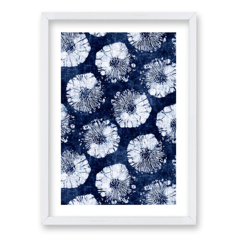 RETELA - Cuadro Indigo III - Blanco - 70x50 cm