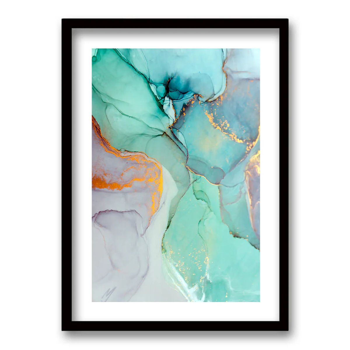 RETELA - Cuadro Marmol III - Negro