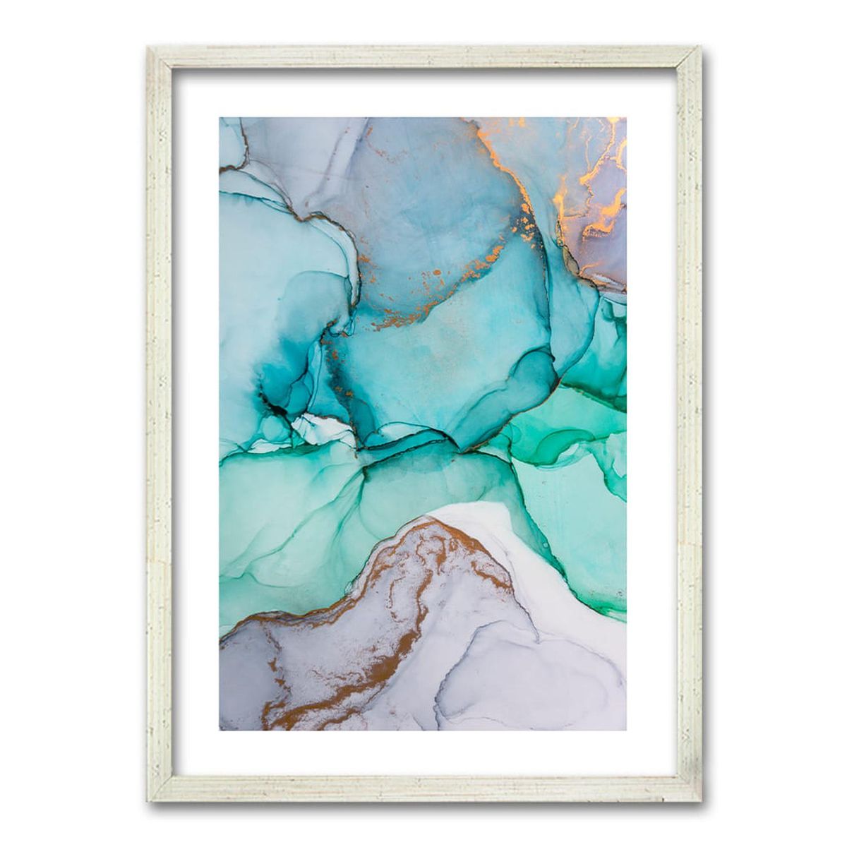 RETELA - Cuadro Marmol II - Plateado