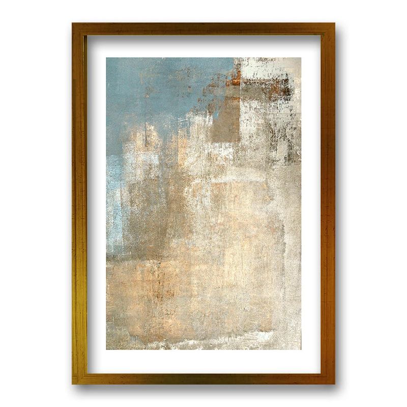 RETELA - Cuadro Concret - Dorado - 70x50 cm