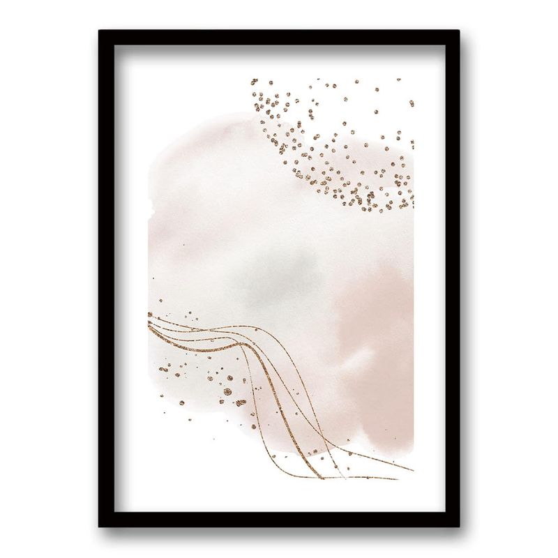 RETELA - Cuadro Galaxia II - Negro - 50x35 cm