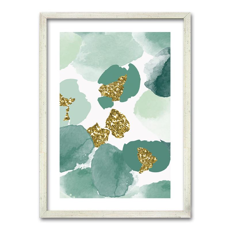 RETELA - Cuadro Palo de Agua - Plateado - 50x35 cm
