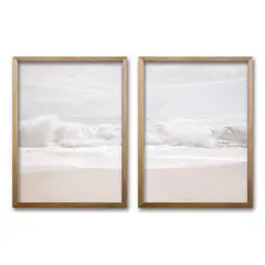 RETELA - Cuadro Duo Resplandor Costero - Cafe - 40x30 cms