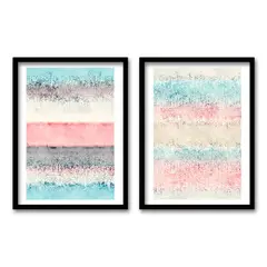 RETELA - Cuadro Duo Crepé - Negro - 50x35 cm