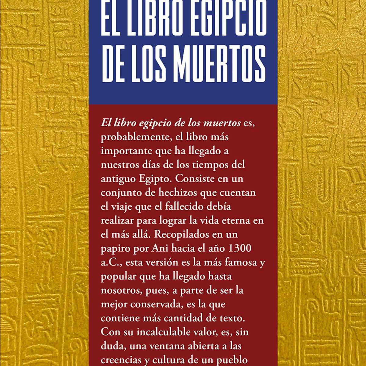 PLUTON EDICIONES - El libro egipcio de los muertos