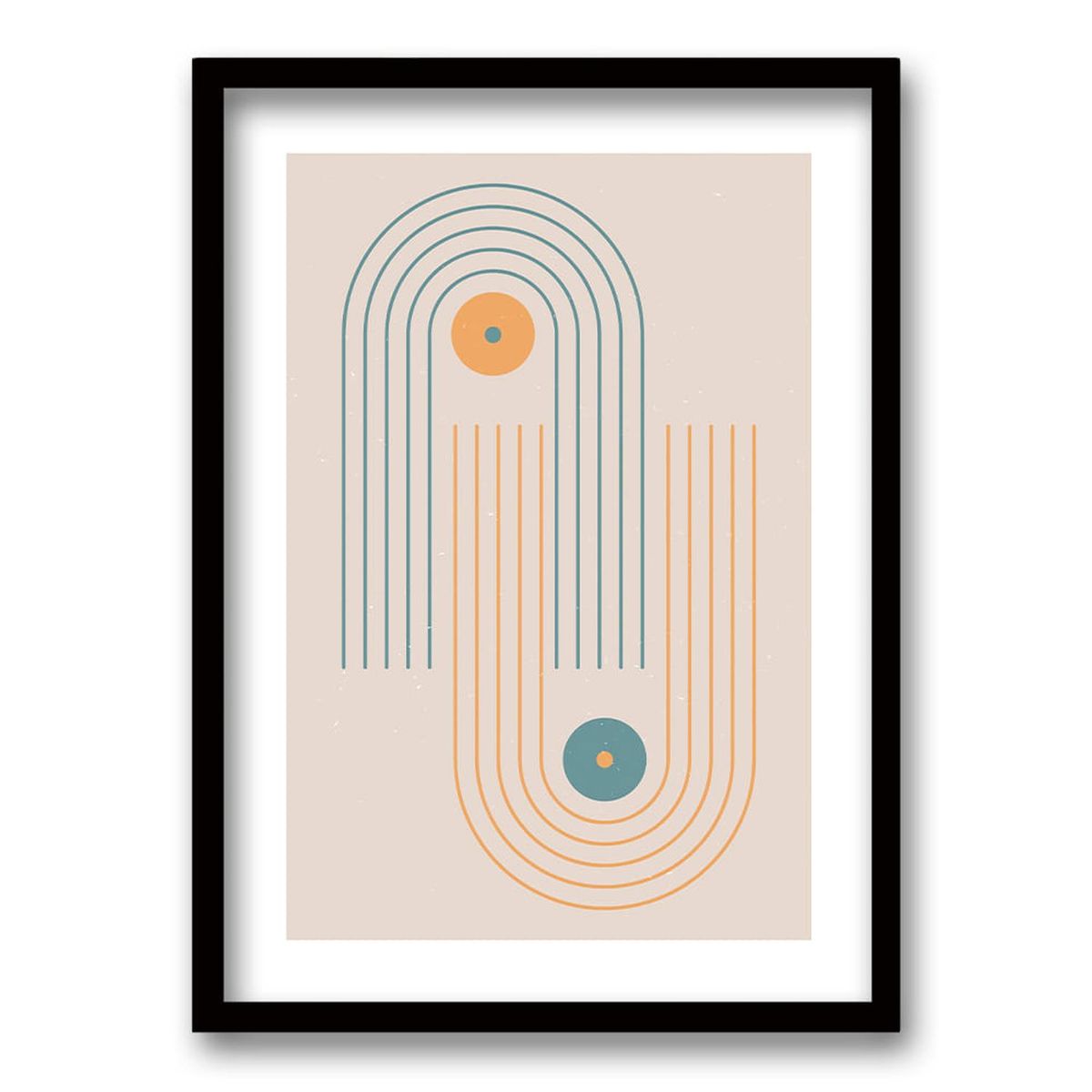 RETELA - Cuadro Boho II - Negro