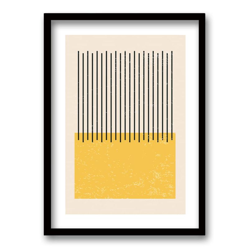 RETELA - Cuadro Cutes II - Negro - 70x50 cm